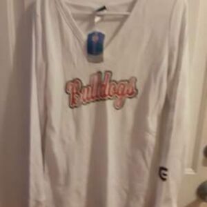 Brand new officials GA Bulldogs long sleeves shirt with tag